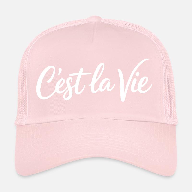 Déclaration de Cest la Vie Casquette trucker 