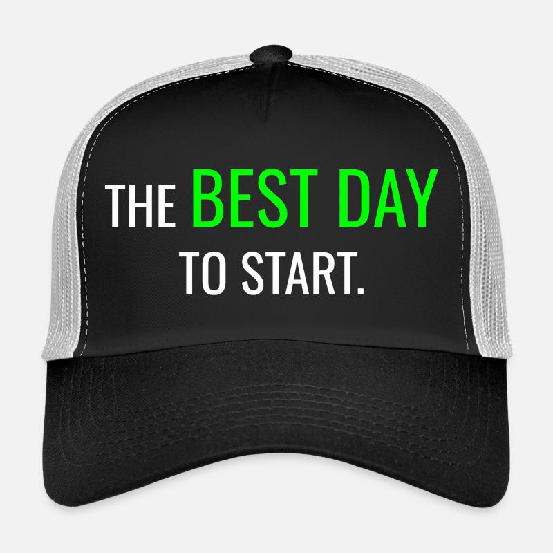 Gestalten Sie noch heute Ihre Träume. - Trucker Cap - Schwarz/Steingrau