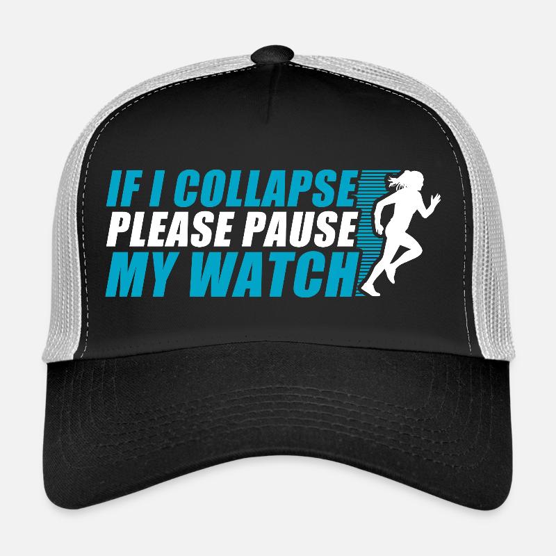 If i collapse lustiges Lauf Joggen Läufer Trucker Cap