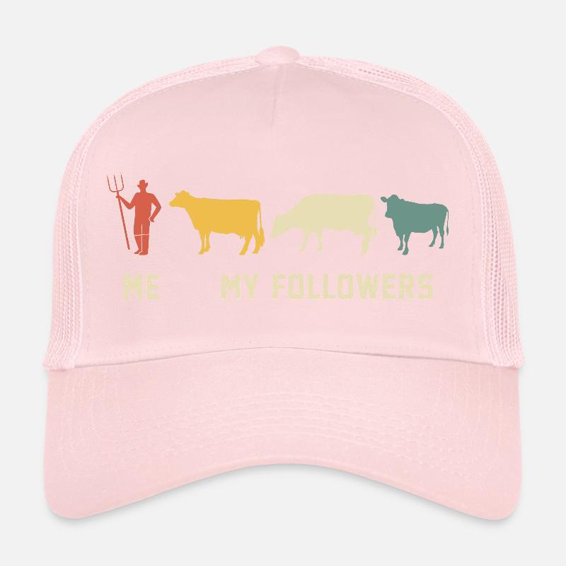 Vaches Moi et mes disciples vache Casquette trucker 