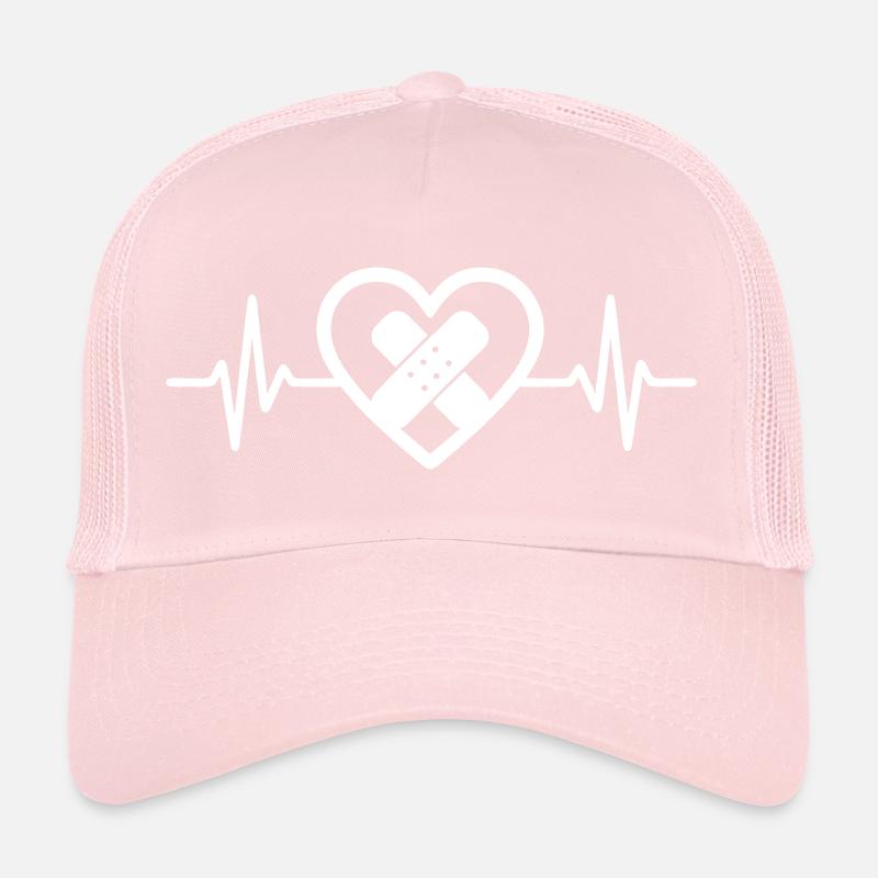 Cœur + Aide-soignant – Super Parent Aide-soignant Casquette trucker 