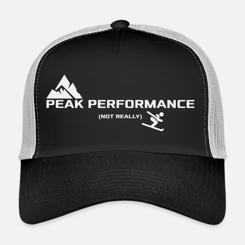 Performance optimale - Pas vraiment | Humour de ski Casquette trucker 