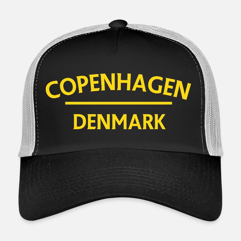 Copenhagen – Denmark Textdesign Trucker Cap