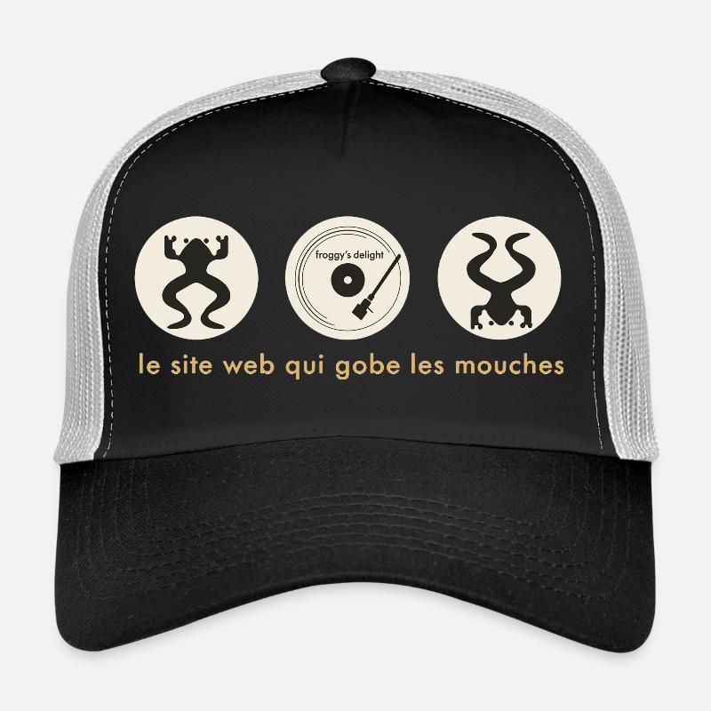 Grenouille DJ Cercle Badge Casquette trucker 