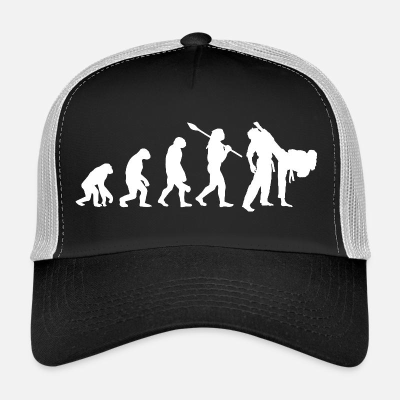 Talent d’expert en arts martiaux de l’évolution du judo - Casquette trucker  - noir/gris pierre