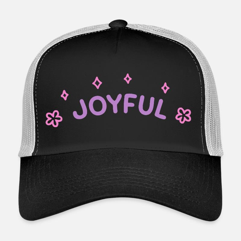 Joie pastel et fleurs Casquette trucker 