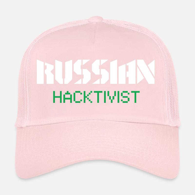 Conception de cybersécurité par hacktiviste russe Casquette trucker 