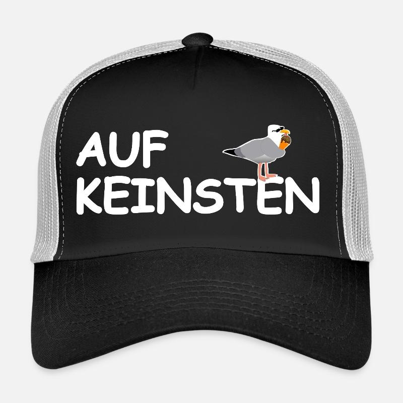 On no seagull - Trucker Cap - black/stone grey