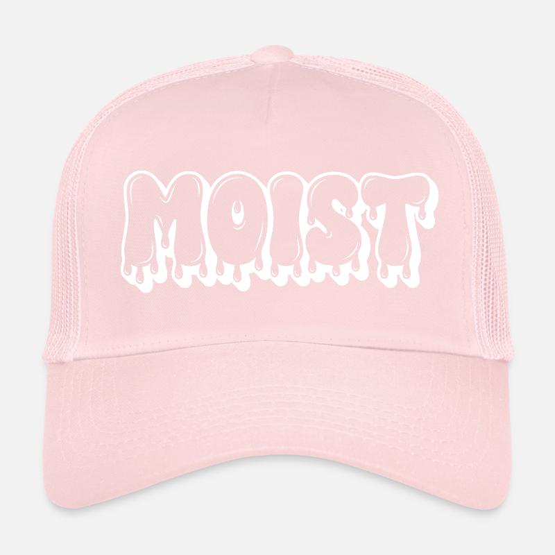 Texte humide et dégoulinant Casquette trucker 