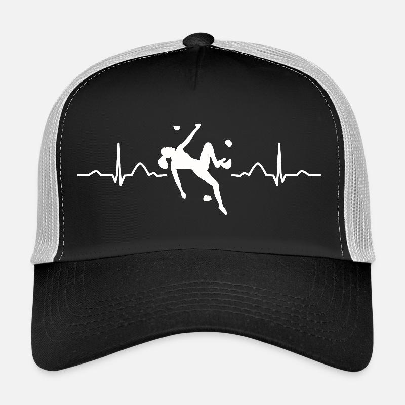 Battement de cœur de Boulderer Bloc Bloc Casquette trucker 