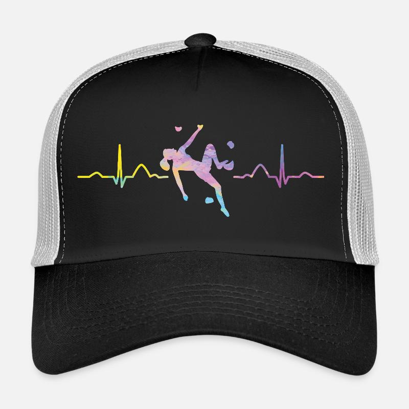 Boulderer Herzschlag Boulder Bouldern Trucker Cap