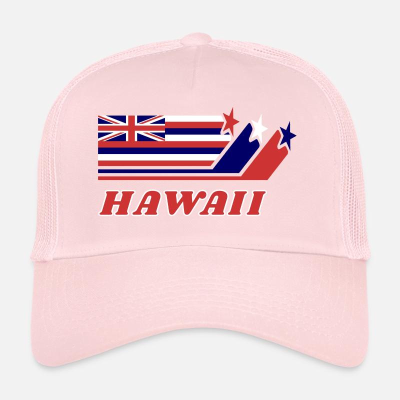 Cadeau de drapeau hawaï Honolulu Casquette trucker 