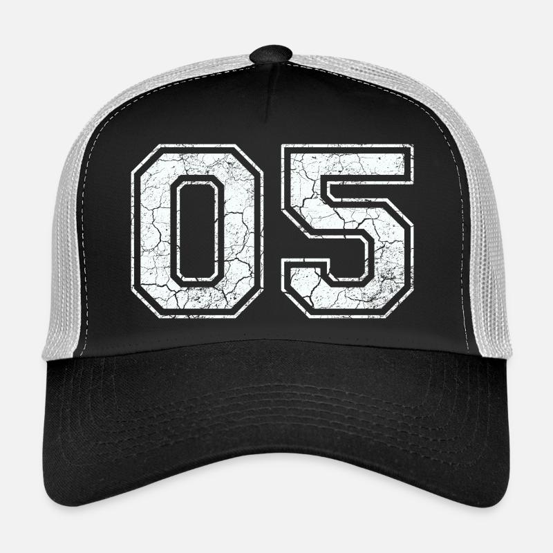 05 dans blanc in Used Look Casquette trucker 