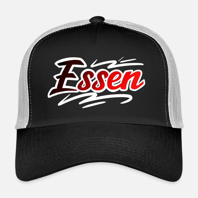 Essen - Trucker Cap - Schwarz/Steingrau