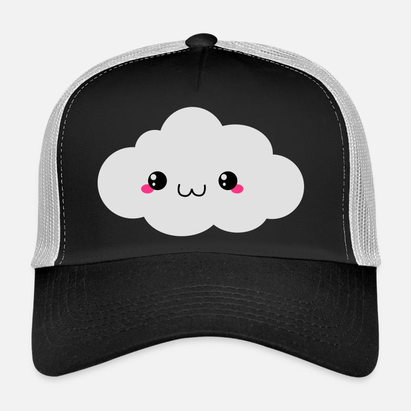 Happy Kawaii Cloud (nuage) Casquette trucker 
