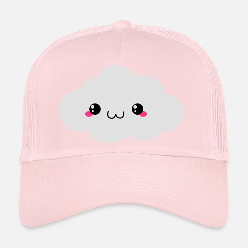 Happy Kawaii Cloud (nuage) Casquette trucker 