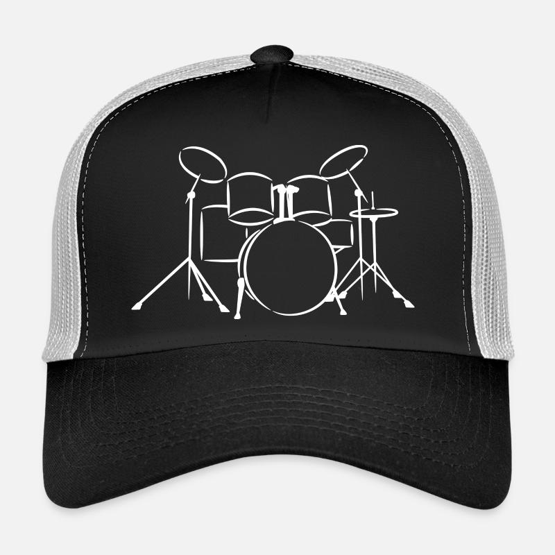 Schlagzeug - Trucker Cap - Schwarz/Steingrau