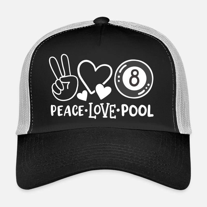 8-Ball Poolbillardspieler Trucker Cap
