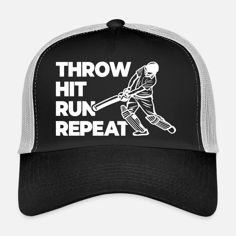 Throwing, hitting, repeating races Trucker Cap