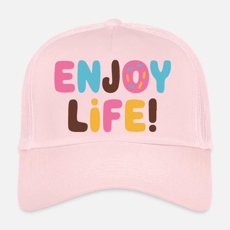 GENIESSEN SIE DAS LEBEN MIT DONUTS Trucker Cap