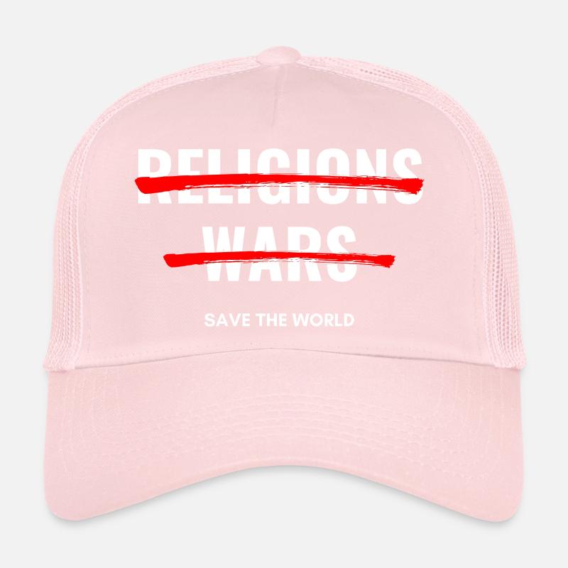 Pas de religions, pas de guerres Casquette trucker 