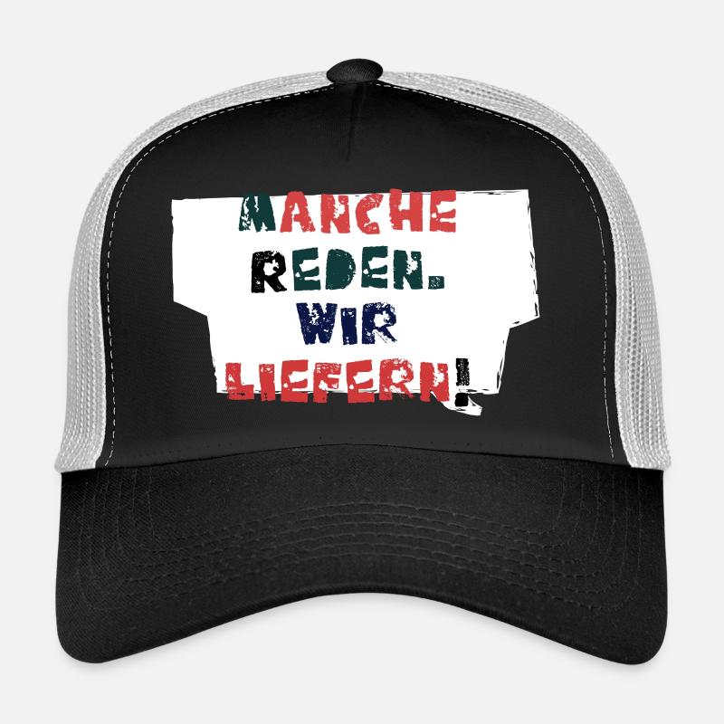 Reden & Handeln!  - Trucker Cap - Schwarz/Steingrau