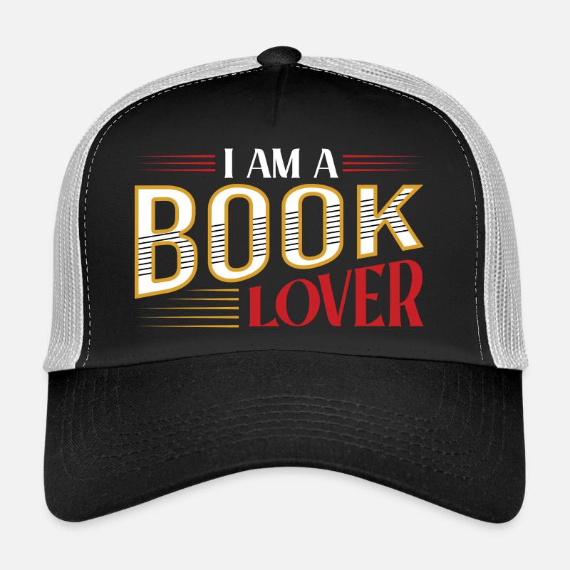 I'm a book lover retro typography Trucker Cap