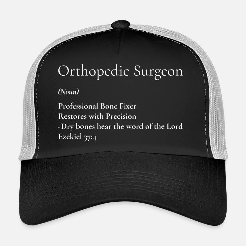 Orthopedic Surgeon Bone Fixer Tee Trucker Cap