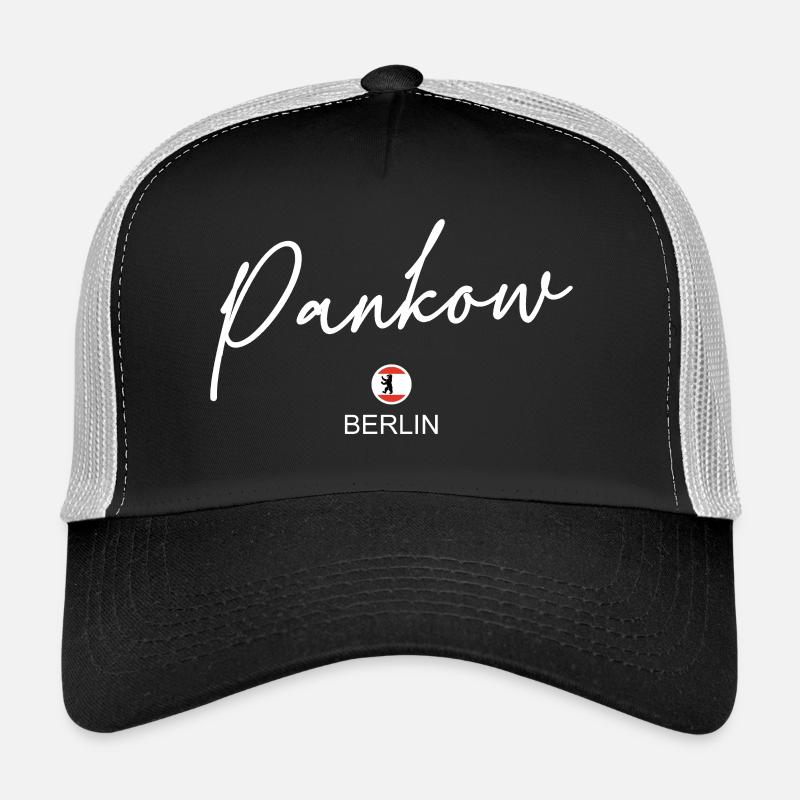 Pankow - Drapeau de Berlin - Ours de Berlin - Berlinerin Casquette trucker 