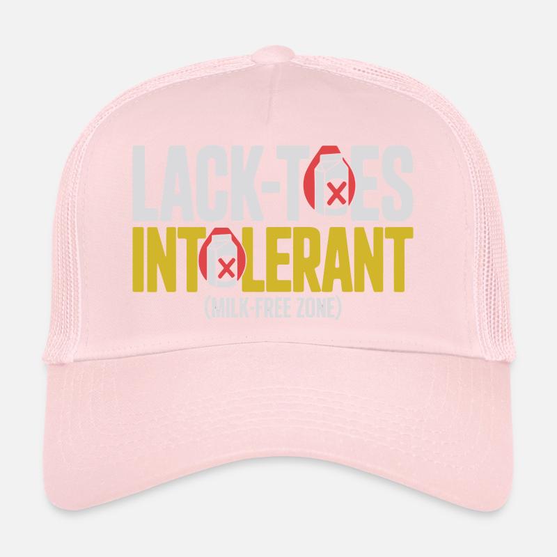 Zone sans intolérance au lait sans orteils Casquette trucker 