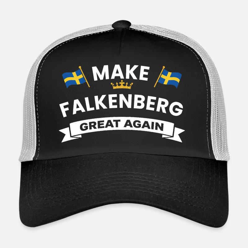 Falkenberger Flaggenkronen-Design Trucker Cap