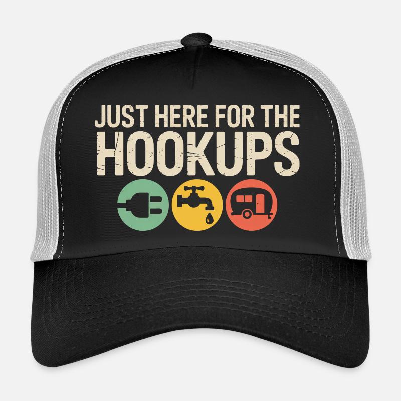 Hookups Trio: Wohnmobil-Camping-Ikonen Trucker Cap