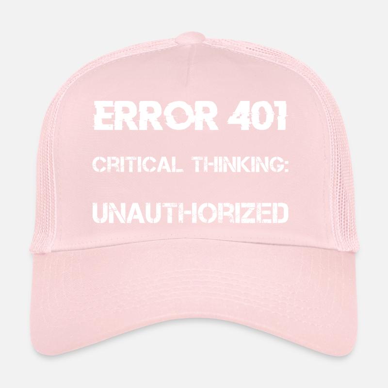 théorie du complot Casquette trucker 
