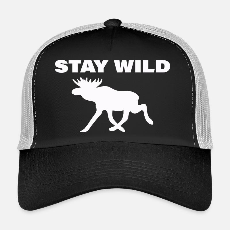 Restez sauvage Casquette trucker 