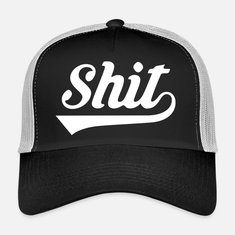 Shit Retro Script Trucker Cap