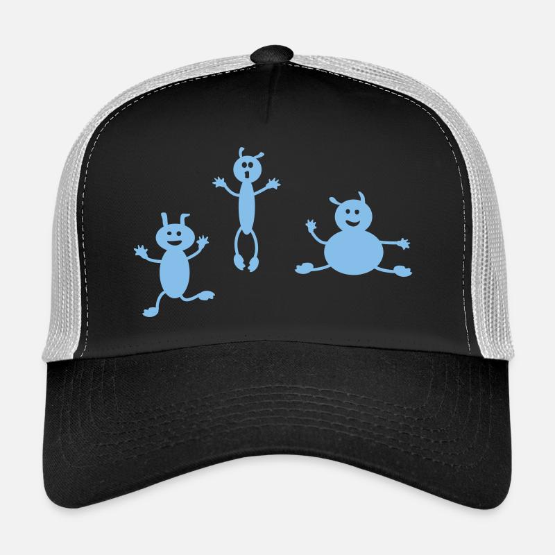 floehe - Trucker Cap - Schwarz/Steingrau
