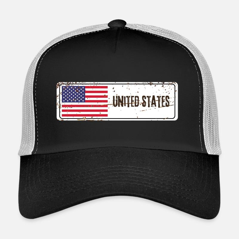 Drapeau des États-Unis Casquette trucker 