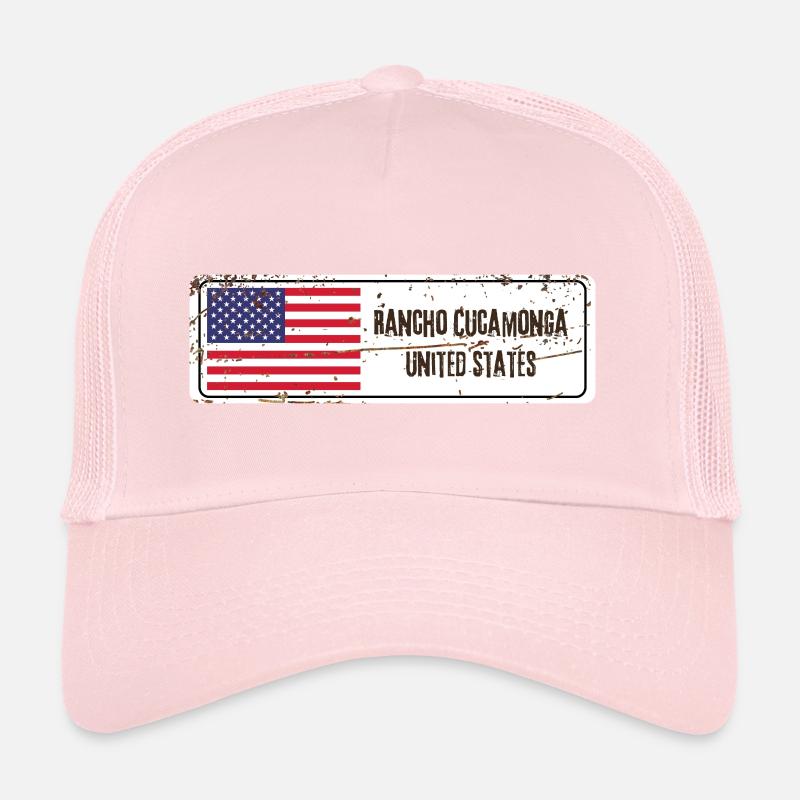 Rancho Cucamonga Flagge Trucker Cap