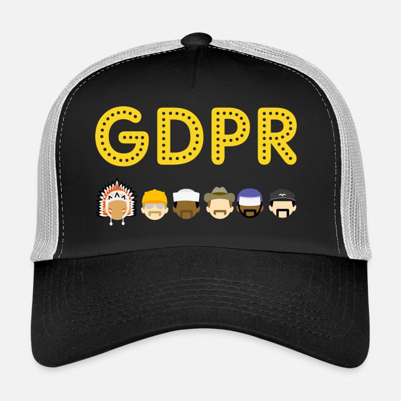 GDPR - Trucker Cap - black/stone grey