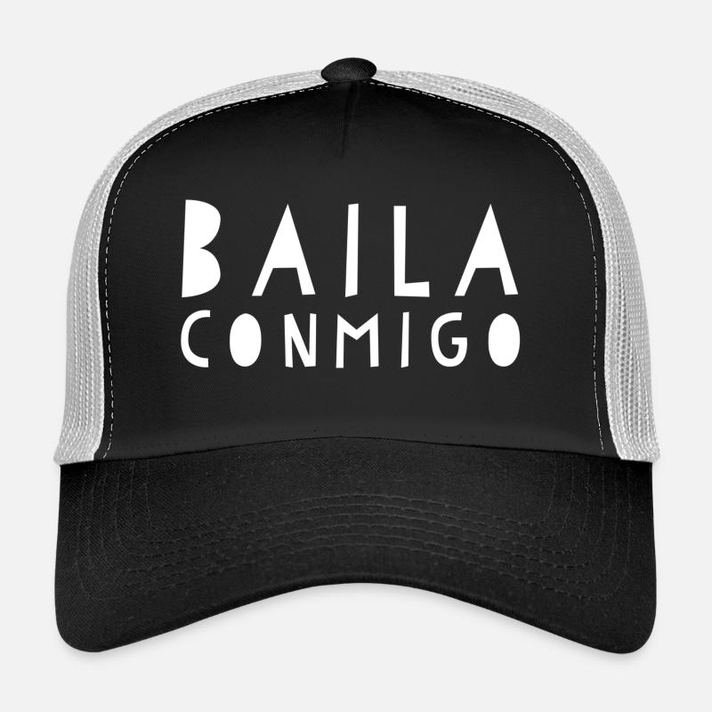 Baila Conmigo white - Dance Shirts Trucker Cap