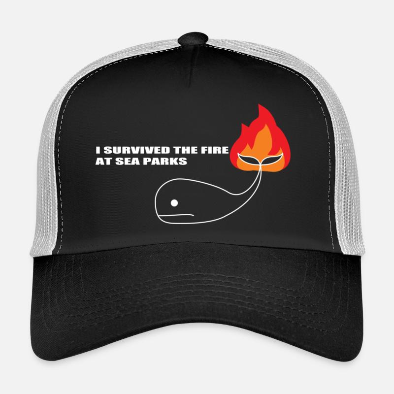 Meeresparks - Trucker Cap - Schwarz/Steingrau