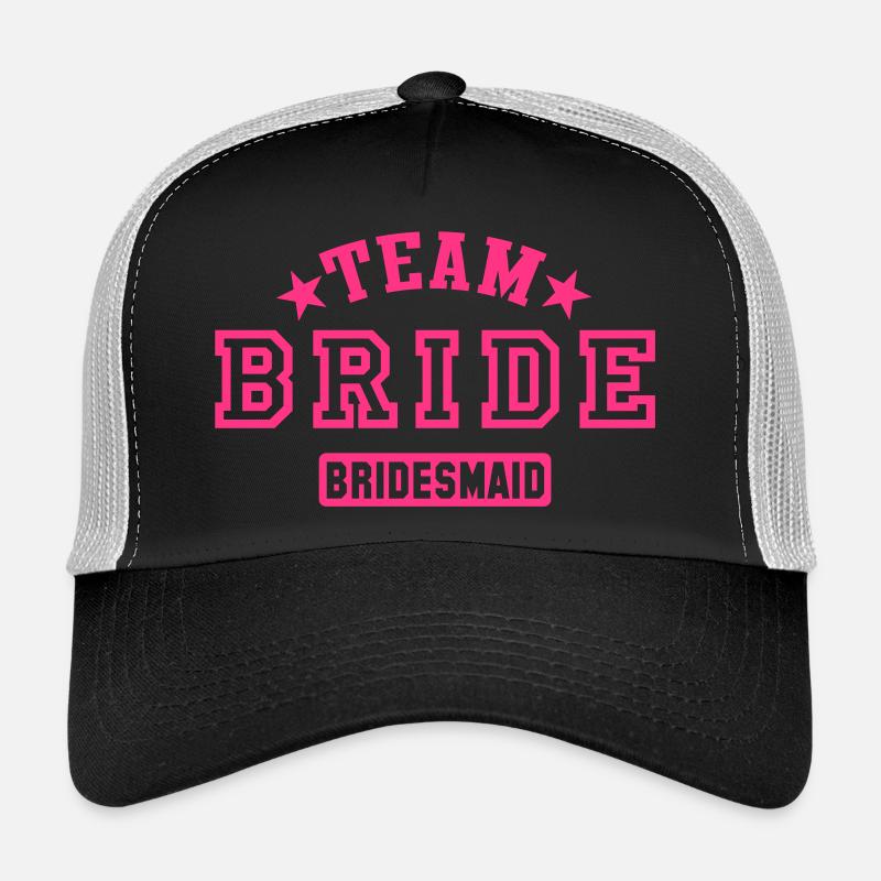 team bride bridesmaid Trucker Cap