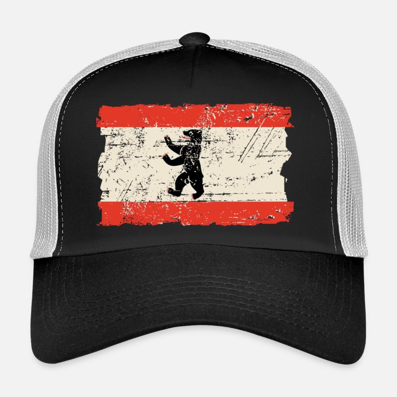 Berlin Vintage Flag Trucker Cap