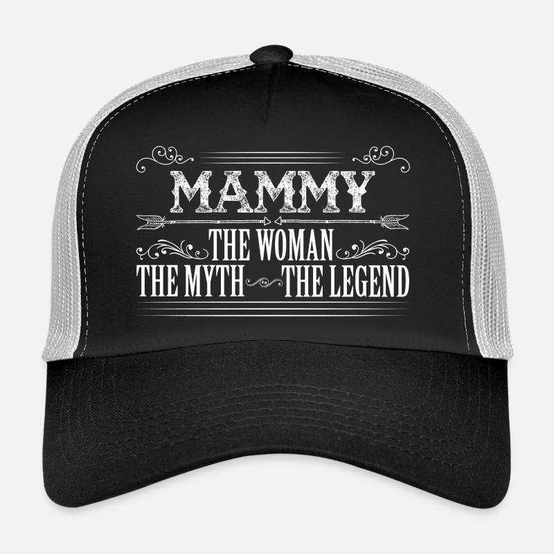 Mammy The Legend... - Trucker Cap - black/stone grey