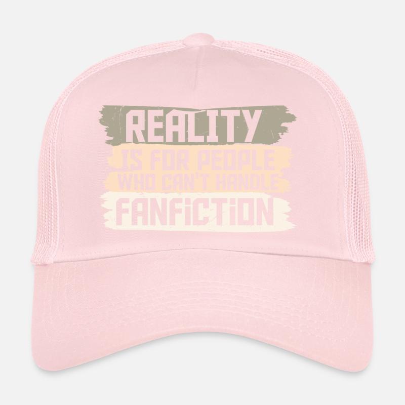 Conception de mashup de réalité et de fanfiction Casquette trucker 