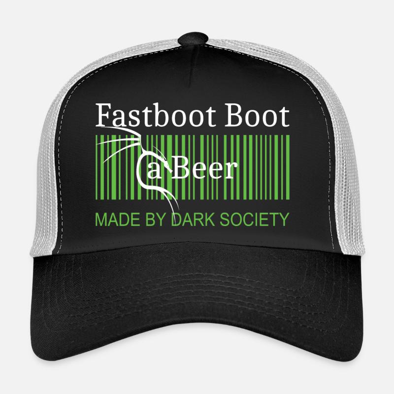 Fastboot Boot une bière Casquette trucker 