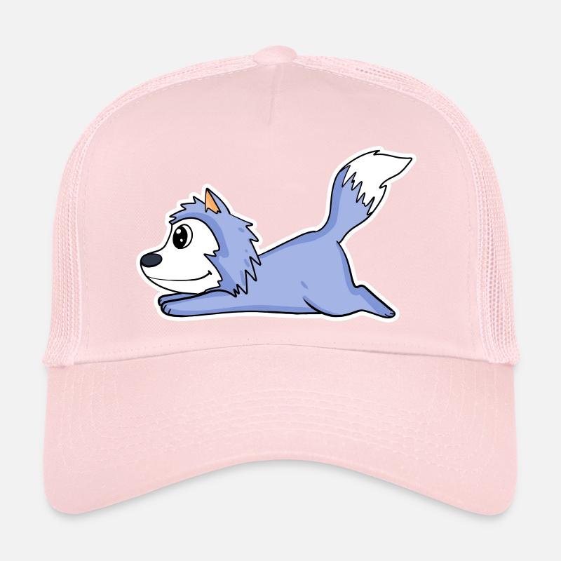 lying wolf Trucker Cap