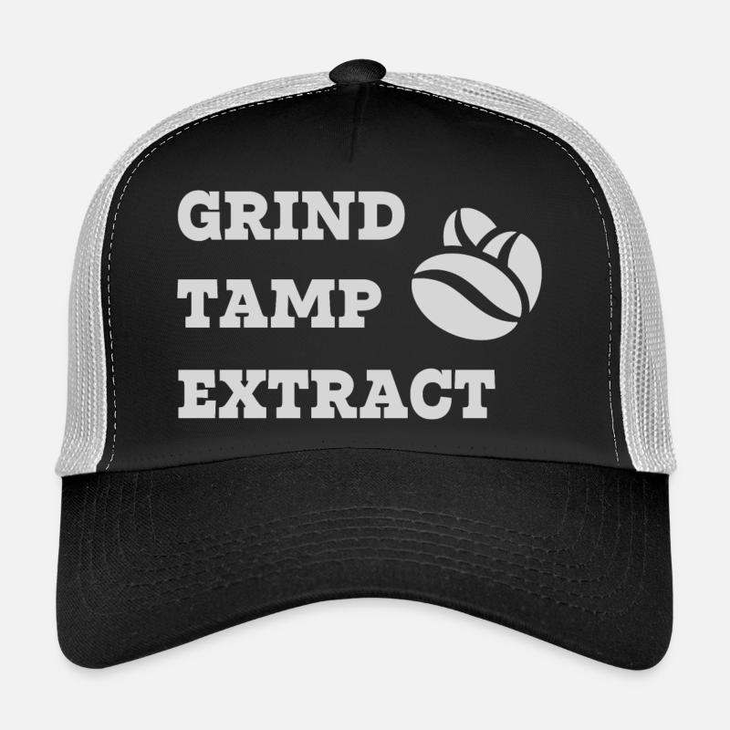 Kaffee mit Mahl-Tamp-Extrakt Trucker Cap