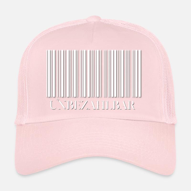 Abstrakter Barcode Design auf Kleidung Trucker Cap