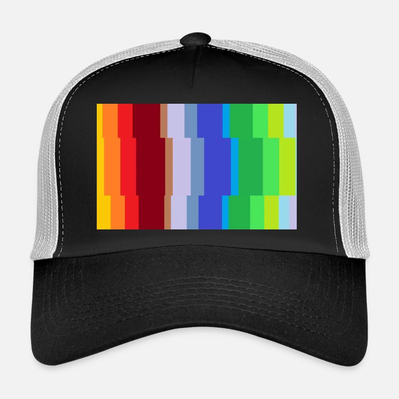 Bunte Struktur Trucker Cap